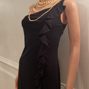 Vintage JESSICA McCLINTOCK For “Gunne Sax black cocktail dress